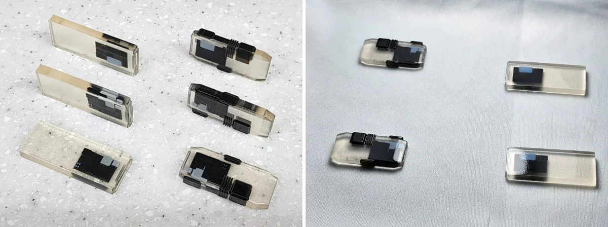 투명 USB 하우징 여러 개